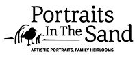 Portraits In The Sand logo