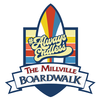 Millville Boardwalk/Agape Creamery logo
