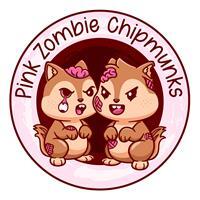 Pink Zombie Chipmunks logo